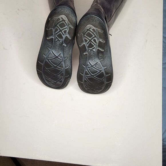 Ecco knee high boots gray burnished leather, size EU35 - Picture 5 of 6